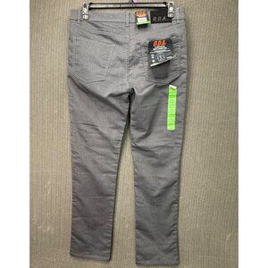 Oda Mens Size 33x32 Blue Globetrotter Modern Straight Fit Stretch Pants